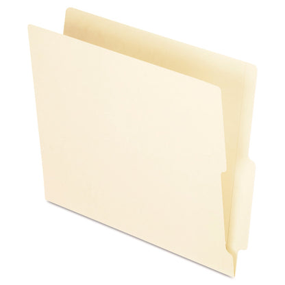 Pendaflex Manila End Tab Folders, 9.5" Front, 2-Ply Straight Tabs, Letter Size, 100/Box (ESSH114D)