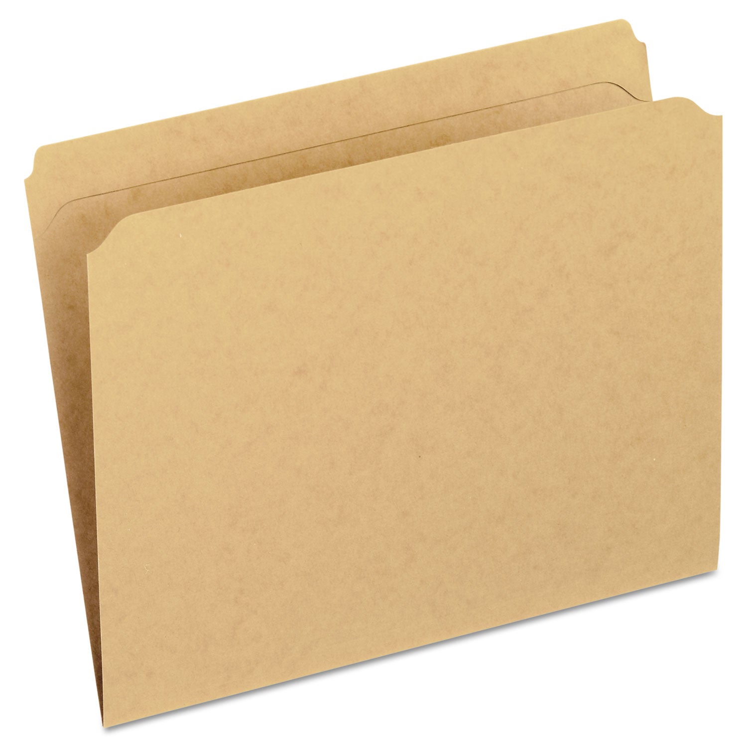 Pendaflex® Dark Kraft File Folders with Double-Ply Top, Straight Tabs ...
