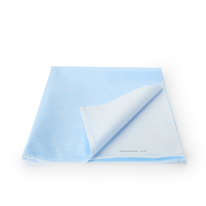QUICK CHECK* H200 Sterilization Wrap White / Blue 36 X 36 Inch Dual Layer SMS Polypropylene Steam / EO Gas / Hydrogen Peroxide (810870_CS)