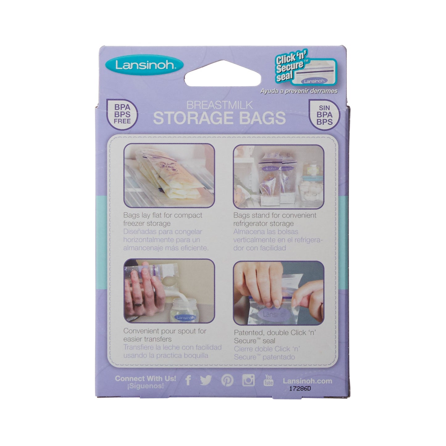 Lansinoh® Breast Milk Storage Bag 6 oz. (1083478_PK)