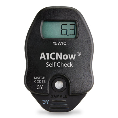A1CNow® Self Check HbA1c Test Kit HbA1c Test 4 Tests CLIA Waived (1121188_CS)