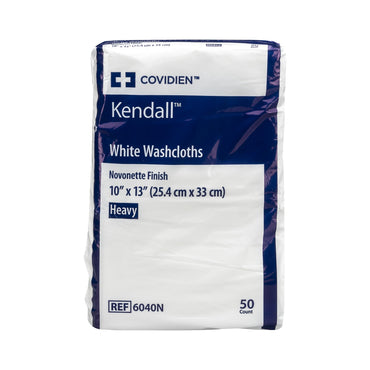 Kendall™ Washcloth 10 X 13 Inch White Disposable (173338_CS)