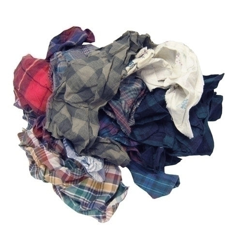 Tranzonic Brand Reclaimed Flannel Garments, 25lb Box (HOS180-25)