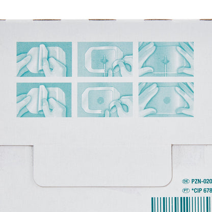 3M™ Tegaderm™ Transparent Film Dressing 4 X 4-3/4 Inch Frame Style Delivery Rectangle Sterile (121652_BX)