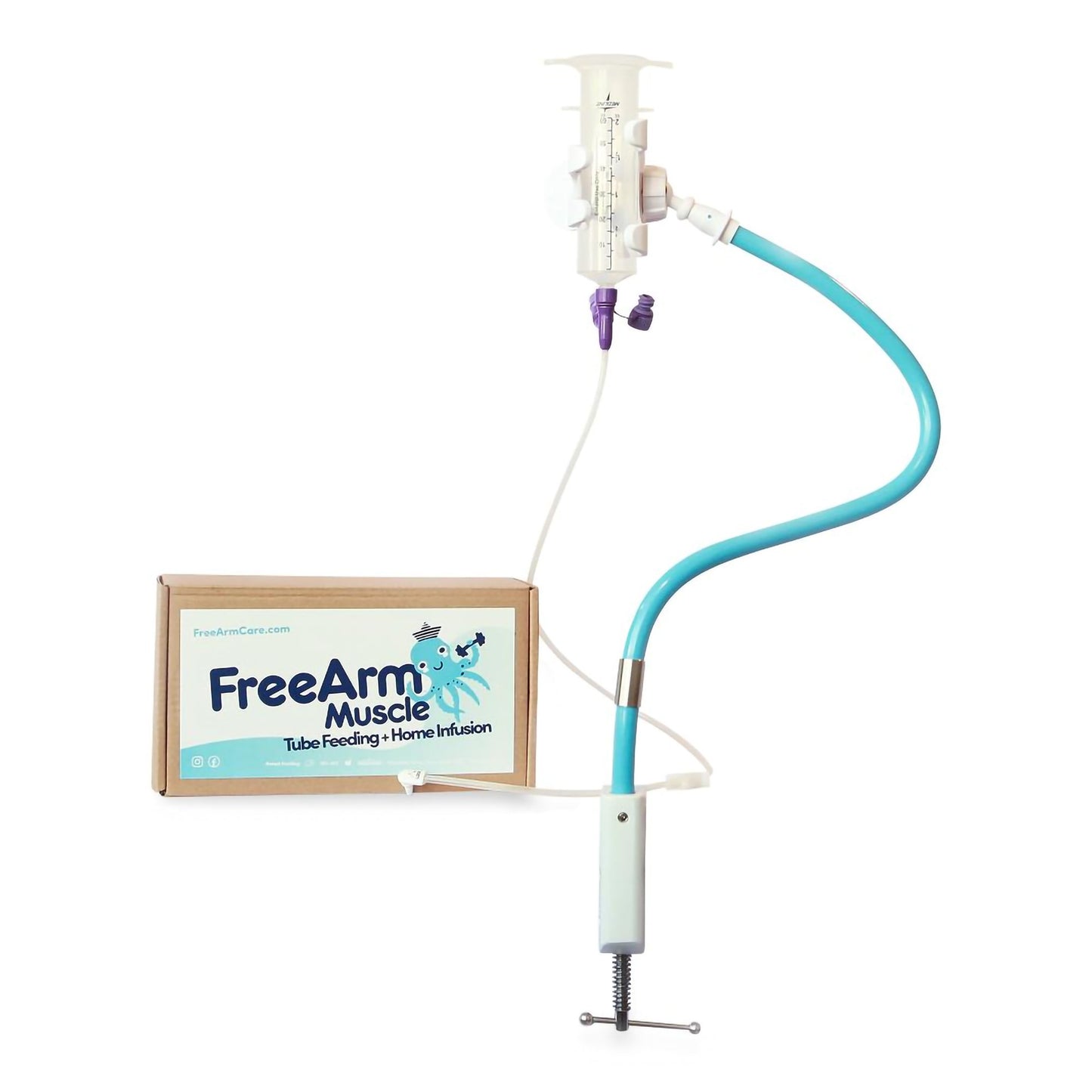 FreeArm® Muscle Feeding Tube / Infusion Bag Holder Blue (1212863_EA)
