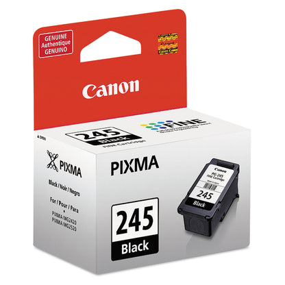 Canon® 8279B001 (PG-245) ChromaLife100+ Ink, 180 Page-Yield, Black (CNM8279B001)