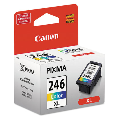 Canon® 8280B001 (CL-246XL) ChromaLife100+ High-Yield Ink, 300 Page-Yield, Tri-Color (CNM8280B001)
