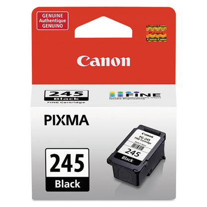 Canon® 8279B001 (PG-245) ChromaLife100+ Ink, 180 Page-Yield, Black (CNM8279B001)