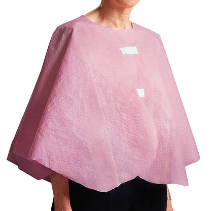 Graham Medical Products Exam Cape Mauve One Size Fits Most Front Opening Without Closure Unisex Disposable (359153_CS)