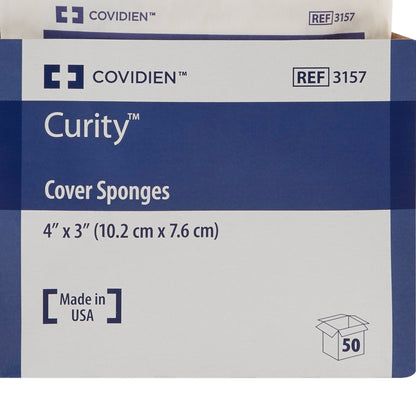 Curity™ Cellulose Filled Nonwoven Sponge 3 X 4 Inch 4-Ply Sterile 2 per Pack (688661_CS)