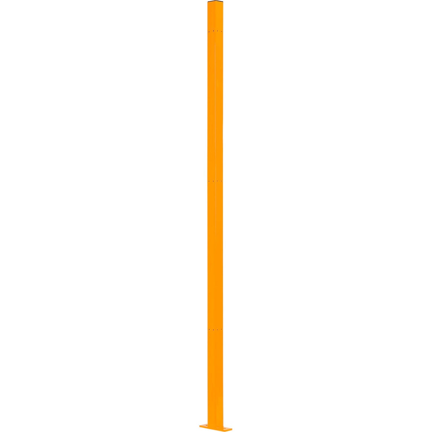 Global Industrial Machinery Wire Fence Partition Connecting Post, Yellow (WB184910)