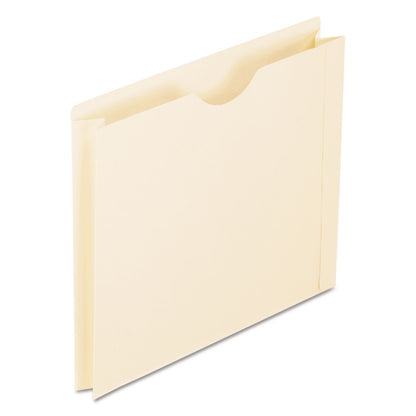 Pendaflex® Manila Reinforced File Jackets, 2-Ply Straight Tab, Letter Size, Manila, 50/Box (PFX22200)