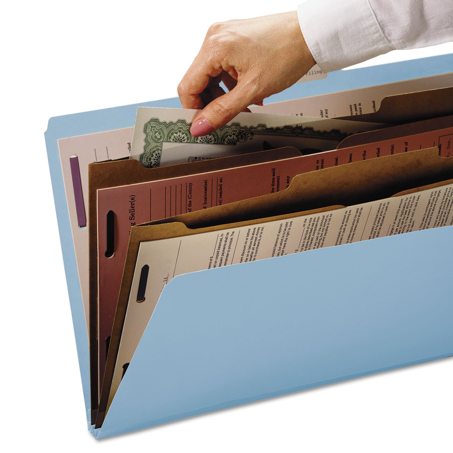 smead-6-section-pressboard-top-tab-pocket-style-classification-folders-with-safeshield-fasteners-num-smd14081_6