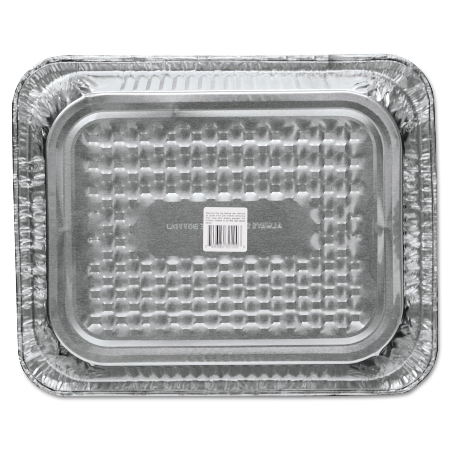 HFA® Aluminum Steam Table Pans, Half-Size Deep, 2.56" Deep, 10.38 x 12.75, 100/Carton (HFA32140100U)