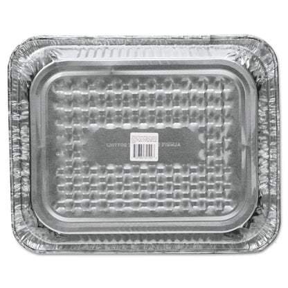 HFA® Aluminum Steam Table Pans, Half-Size Deep, 2.56" Deep, 10.38 x 12.75, 100/Carton (HFA32140100U)
