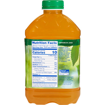 Thick & Easy® Clear Thickened Beverage 46 oz. Bottle Peach Mango Flavor Liquid IDDSI Level 2 Mildly Thick (1058825_CS)