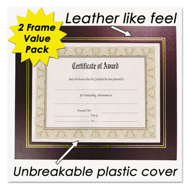nudell-plastics-leatherette-document-frame-num-nud21200_2