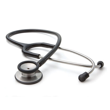 Adscope® 603 Clinician Stethoscope Black 1-Tube 22 Inch Tube Double Sided Chestpiece (363826_EA)