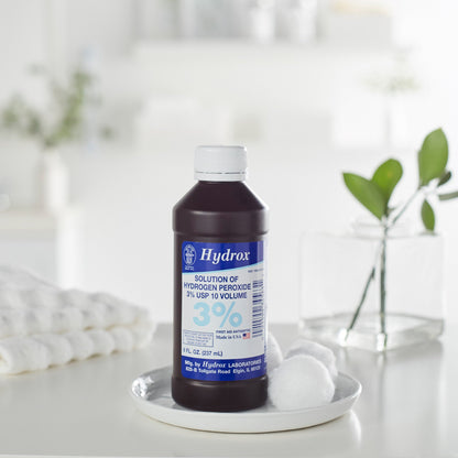 McKesson Brand Antiseptic Hydrogen Peroxide Topical Liquid 8 oz. Bottle (557335_CS)