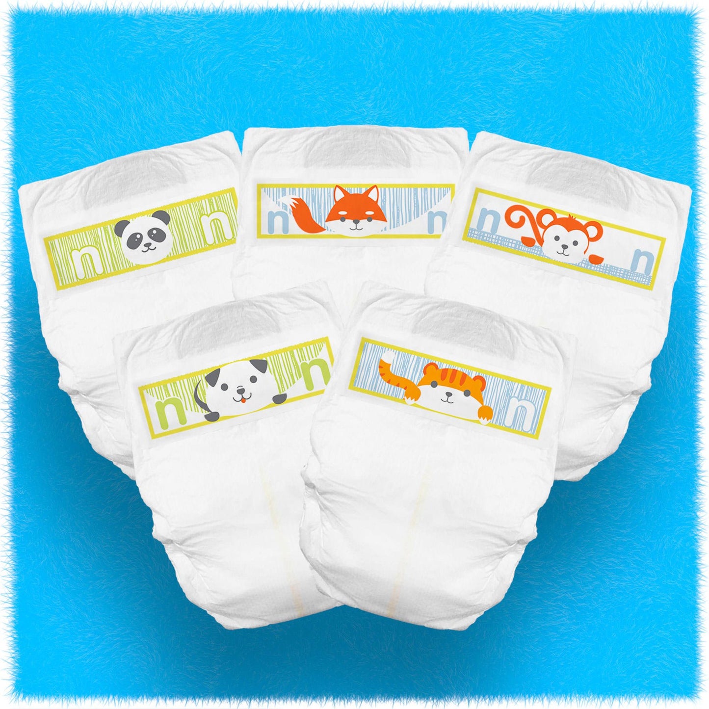 Cuties® Complete Care Unisex Baby Diaper Newborn Disposable Heavy Absorbency (706277_BG)