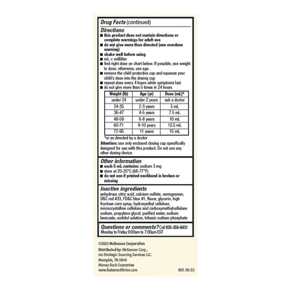 Foster & Thrive™ Children's Pain Relief 160 mg / 5 mL Strength Acetaminophen Oral Suspension 4 oz. (1238968_EA)
