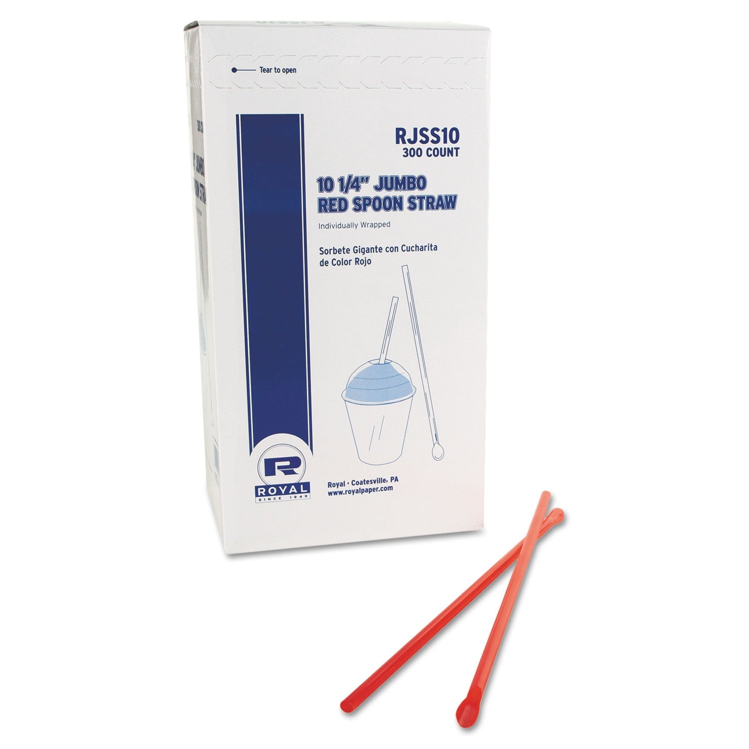 amercareroyal-r-jumbo-spoon-straw-10-25-plastic-red-300-pack-18-packs-carton-rpprjss10_1