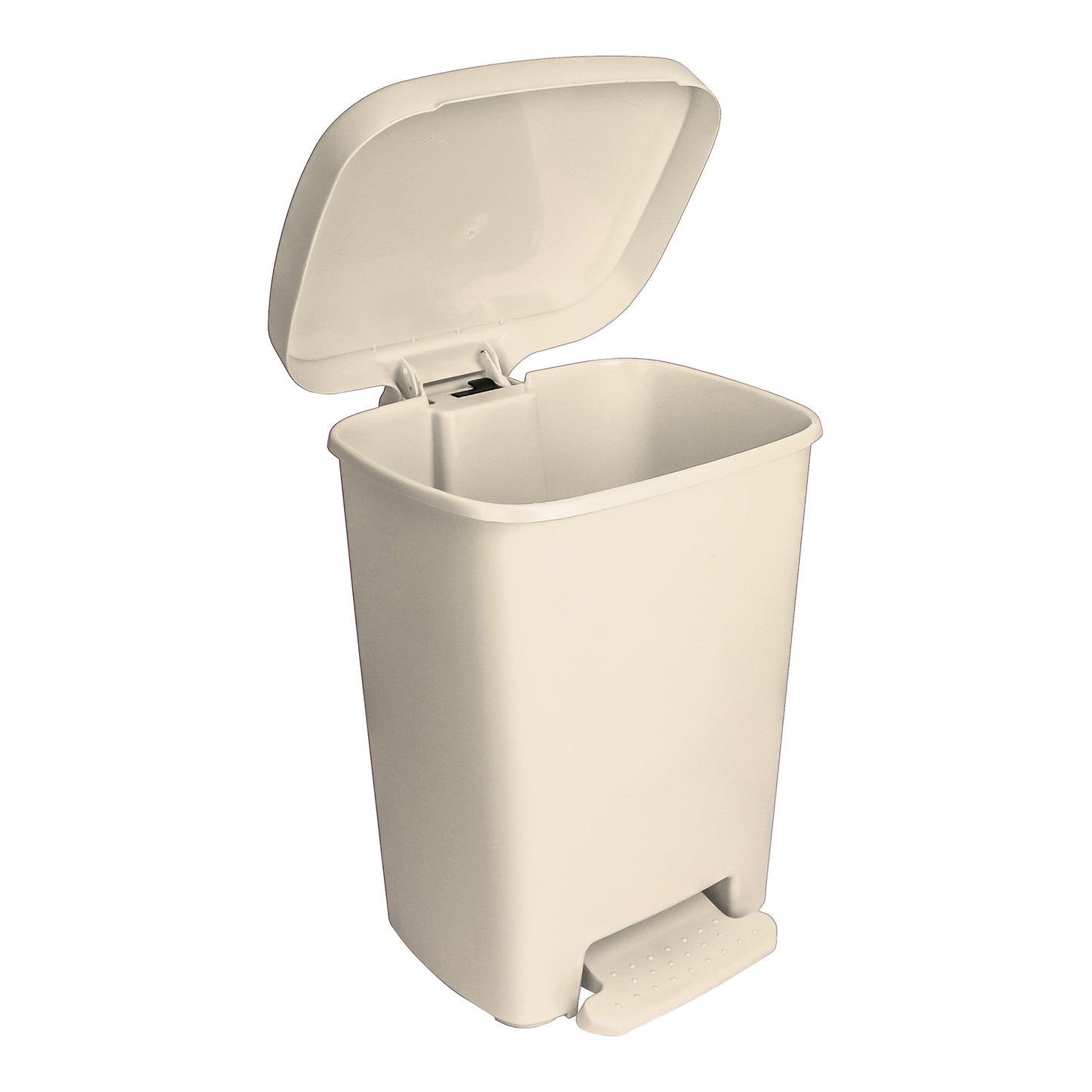 McKesson Trash Can 32 Quart / 8 gal. Beige Plastic Rectangular (1223711_EA)