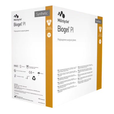 Biogel® PI Surgical Glove Size 6.5 Sterile Polyisoprene Standard Cuff Length Micro-Textured Ivory Chemo Tested (1129980_BX)