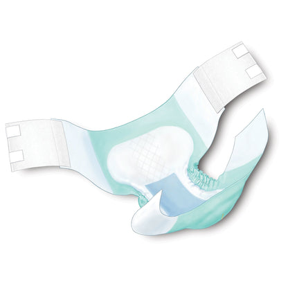 Wings™ Super Quilted Unisex Adult Incontinence Brief 2X-Large Disposable Heavy Absorbency (653192_BG)