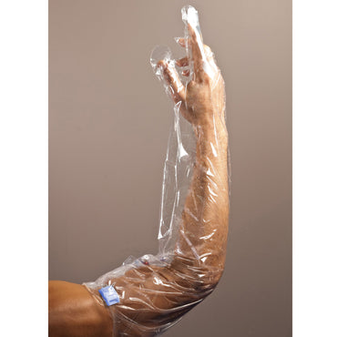 AquaGuard Glove® Shower Sleeve IV Site Barrier Protector 34 Inch Length NonSterile (1137878_BG)