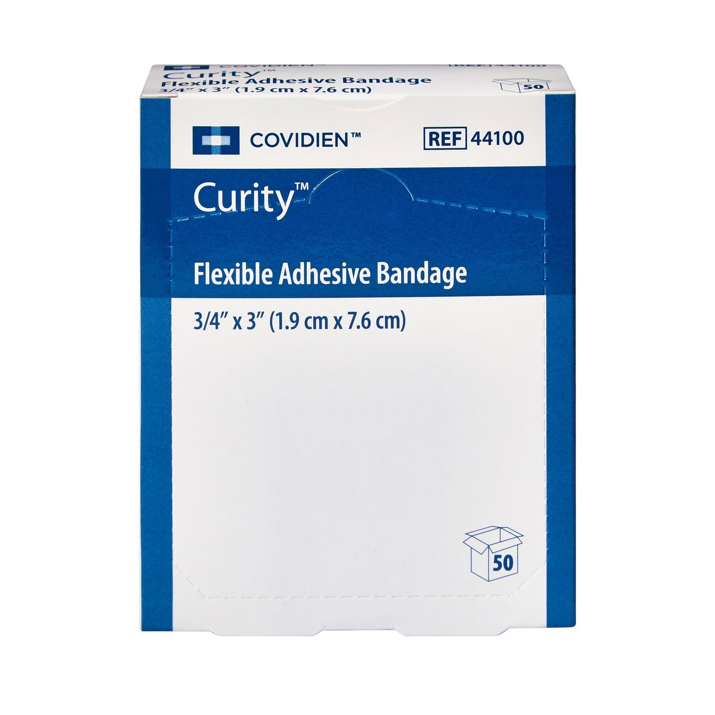 Curity™ Adhesive Strip 3/4 X 3 Inch Fabric Rectangle Tan Sterile (731634_CS)