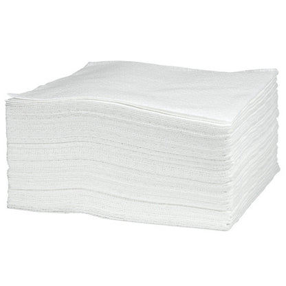 ShopWorks® Wipers, Hydroknit Seconds, White, 11x13, 1/4 Fold, 20 lbs (HOS197820)