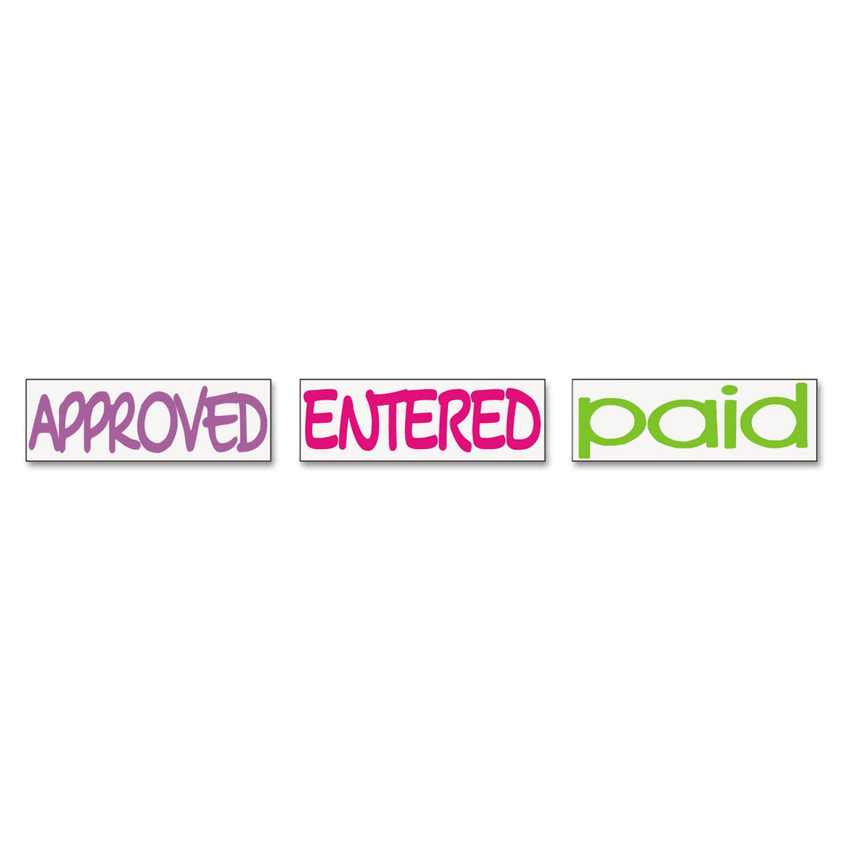 Interlocking Stack Stamp Trodat® Interlocking Stack Stamp, APPROVED, ENTERED, PAID, 1.81