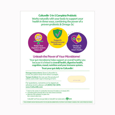 Culturelle® Probiotic Dietary Supplement 30 per Box Capsule (1268953_BX)