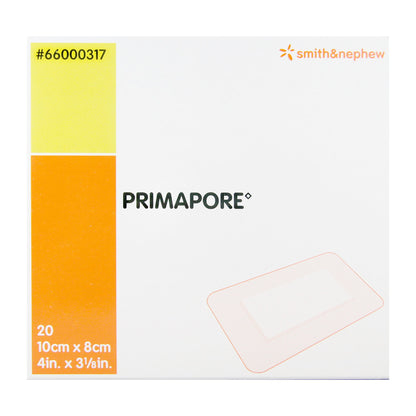 Primapore Island Dressing 3-1/8 X 4 Inch Rectangle Sterile Film Backing (370204_CS)