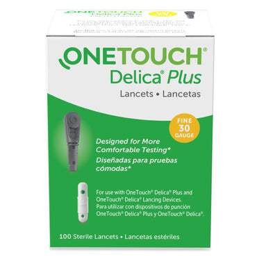 OneTouch® Lancet for Lancing Device 30 Gauge Non-Safety Twist Off Cap Finger (1151251_BX)