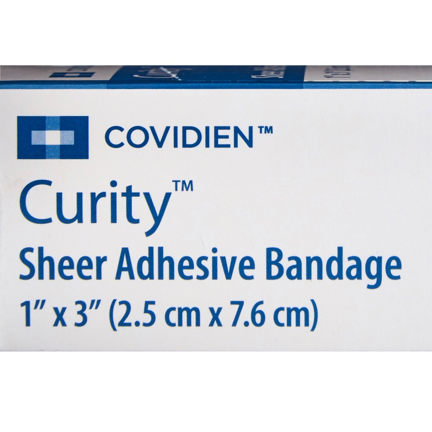 Curity™ Adhesive Strip 1 X 3 Inch Plastic Rectangle Sheer Sterile (915648_CS)