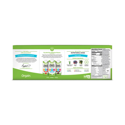 Orgain® Organic Nutritional Shake Oral Supplement Iced Café Mocha Flavor Liquid 11 oz. Carton (1026545_EA)