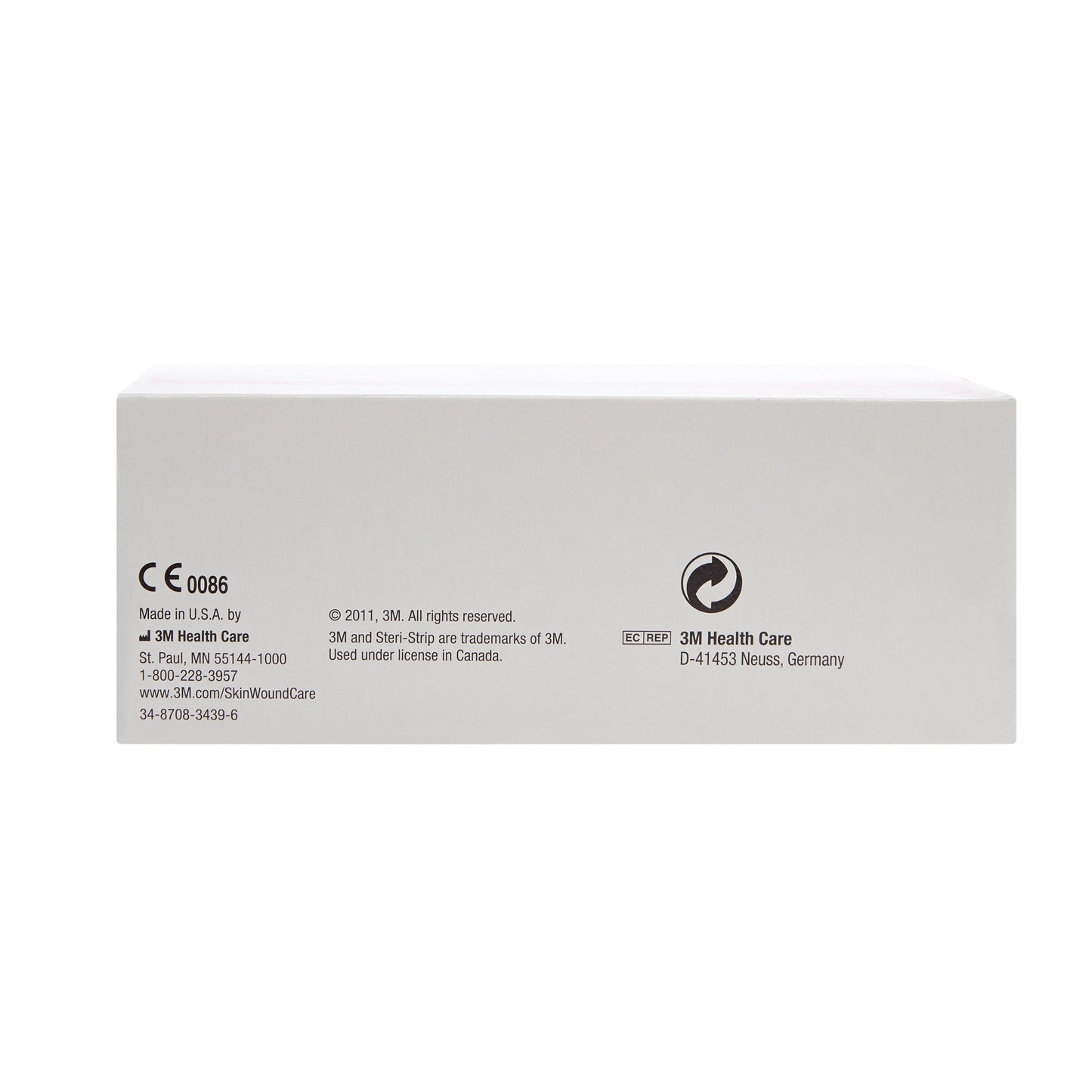 Steri-Strip™ Skin Closure Strip 1/4 X 3 Inch Nonwoven Material Reinforced Strip White (5780_CS)