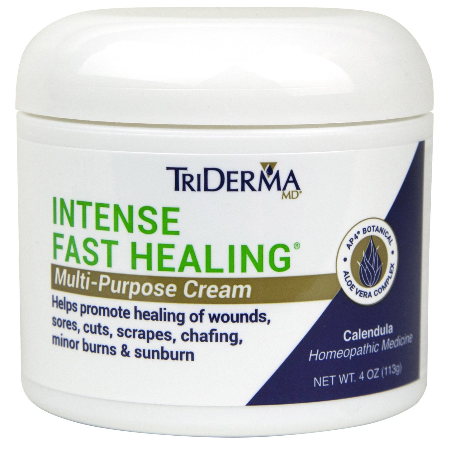 TriDerma® MD Intense Fast Healing Hand and Body Moisturizer 4 oz. Jar Unscented Cream (901965_EA)