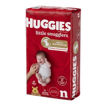 Huggies® Little Snugglers Unisex Baby Diaper Newborn Disposable Heavy Absorbency (1128671_CS)