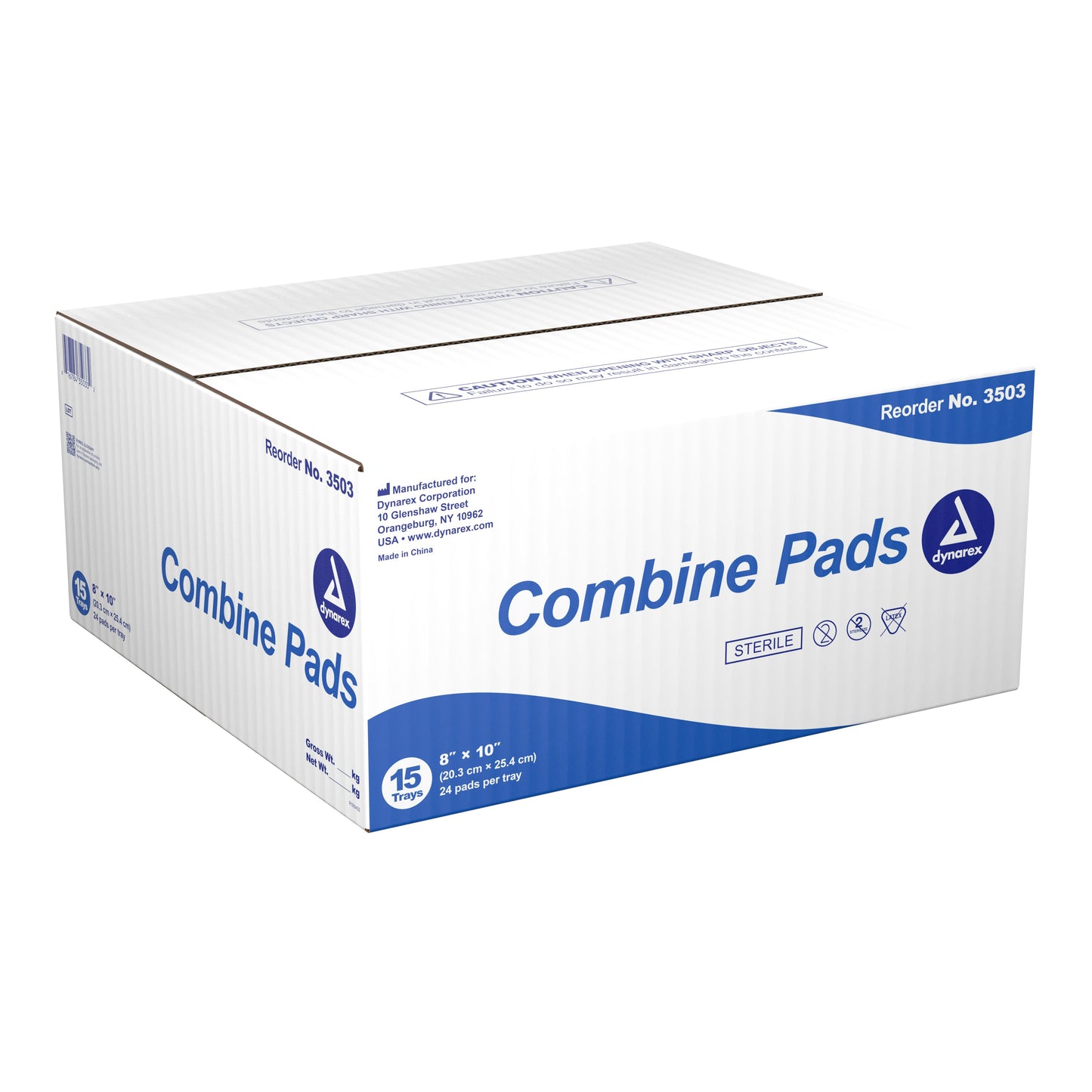 Dynarex® Abdominal Pad 8 X 10 Inch Sterile 1 per Pouch (575181_CS)