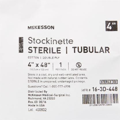 McKesson Surgical Stockinette Tubular 4 X 48 Inch Sterile (460831_CS)