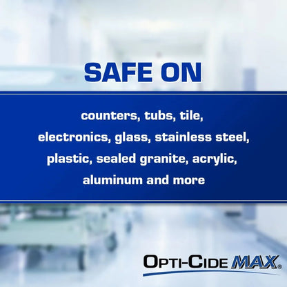 Opti-Cide® Max Surface Disinfectant Cleaner Premoistened Alcohol Based Manual Pull Wipe 160 Count Canister Alcohol Scent NonSterile (1100339_CS)