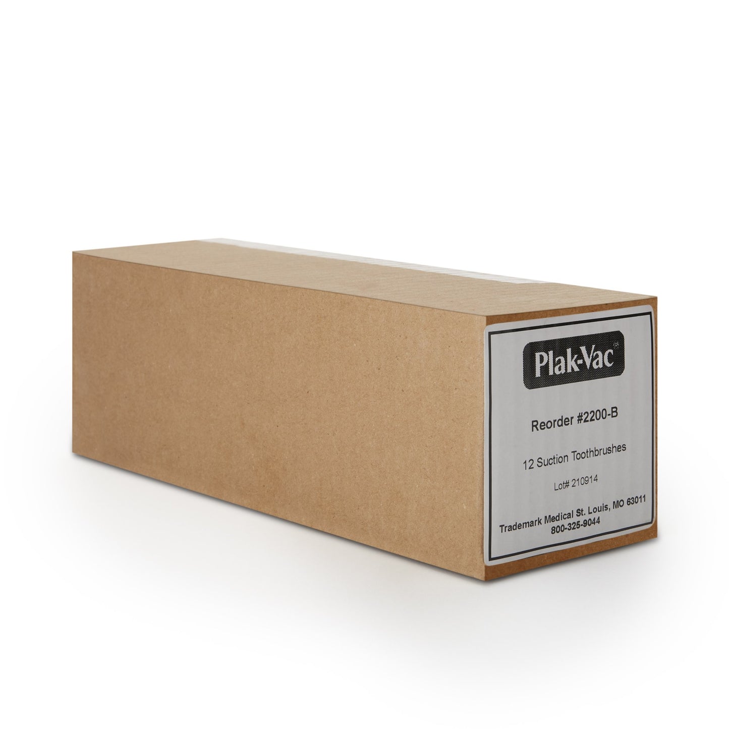 Plak-Vac® Suction Toothbrush Pink Adult Soft (580553_BX)