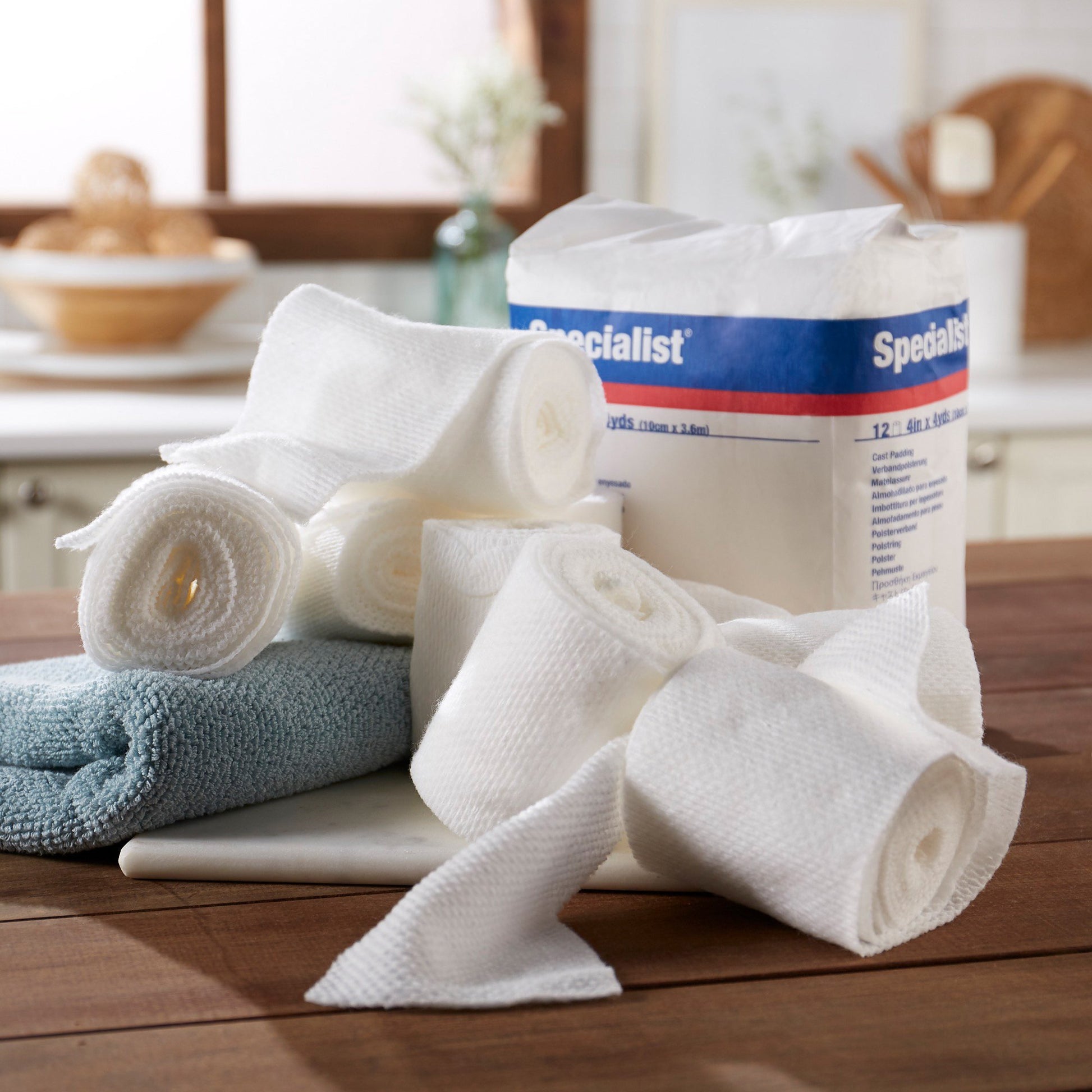 Cast Padding With Ridges Specialist® 100 Cast Padding Undercast 2 Inch X 4 Yard Cotton NonSteri ...