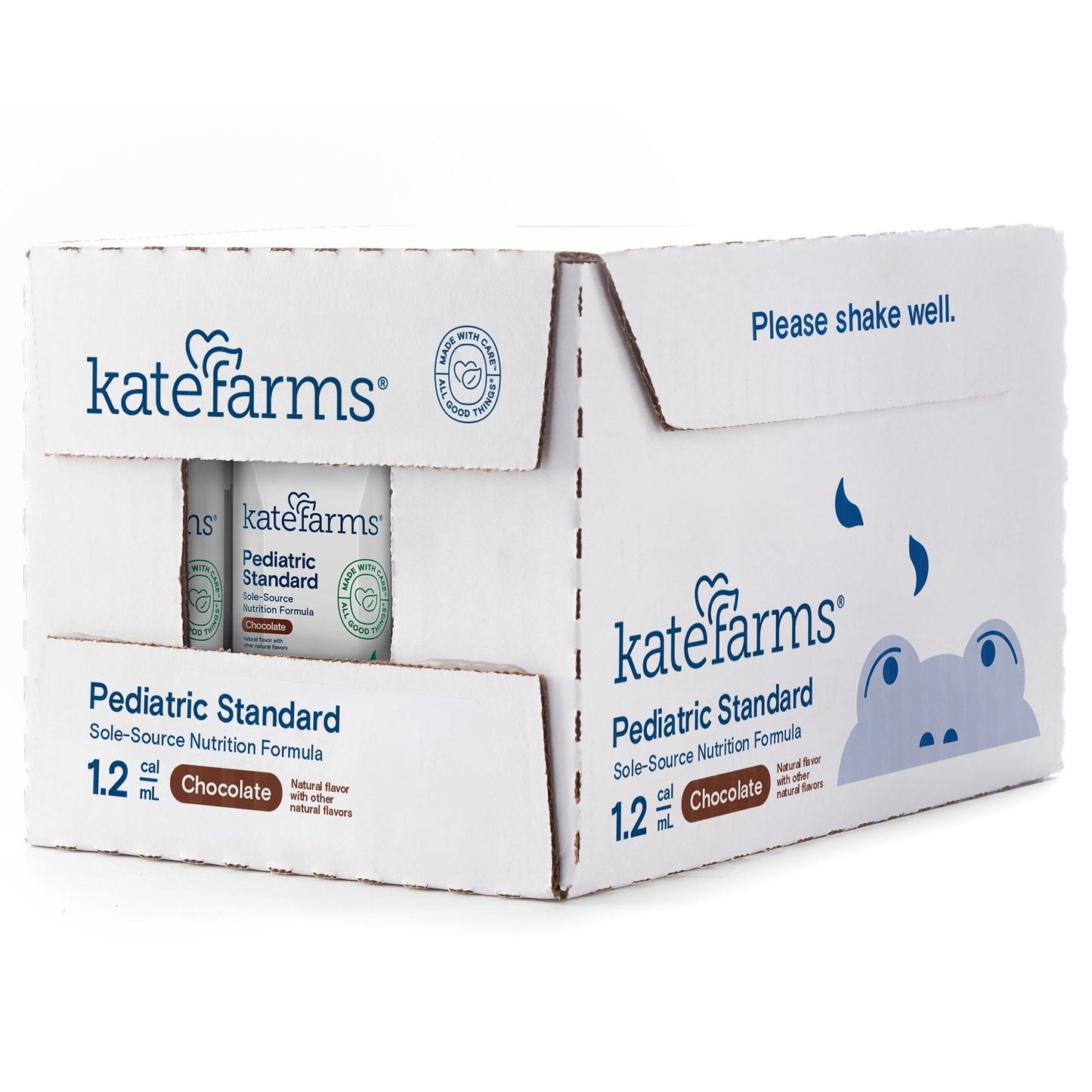 Kate Farms Pediatric Standard 1.2 Pediatric Oral Supplement Chocolate Flavor 8.45 oz. Carton Liquid Organic Pea Protein (1206262_EA)