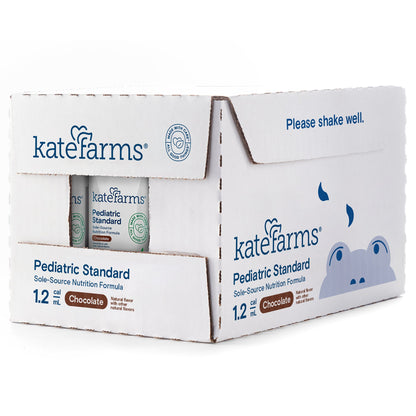 Kate Farms Pediatric Standard 1.2 Pediatric Oral Supplement Chocolate Flavor 8.45 oz. Carton Liquid Organic Pea Protein (1206262_EA)