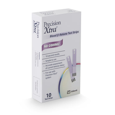 Precision Xtra® Blood Glucose and Ketone Test Strips 10 Strips per Pack (647191_BX)
