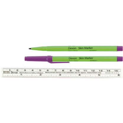 Devon™ Skin Marker Gentian Violet Ink Sterile Full Size Fine Tip (185882_EA)